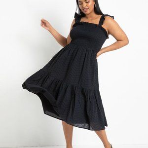 Smocked Bodice Ruffle Dress - size 18/20